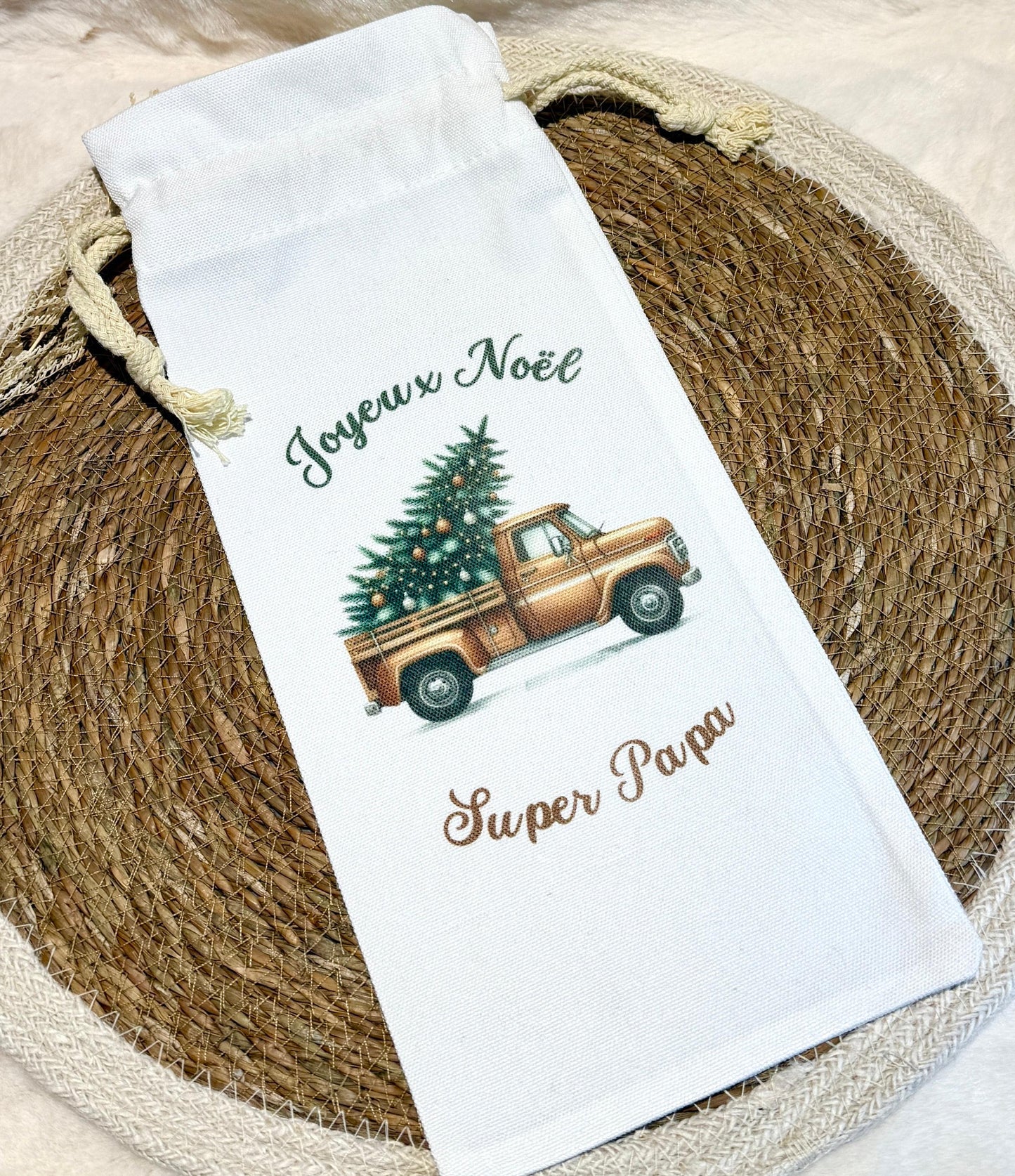 Sac à bouteille de vin personnalisé